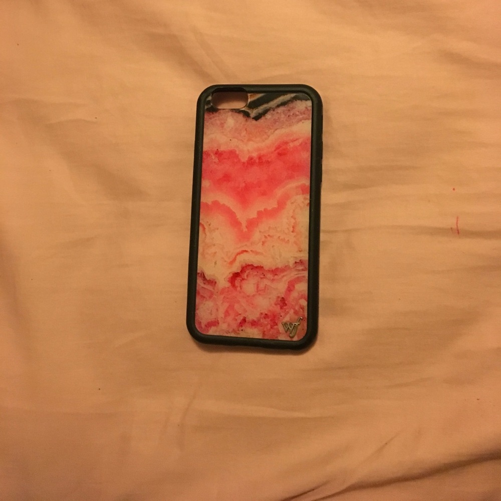 Wildflower iPhone 6/6s case pink marble